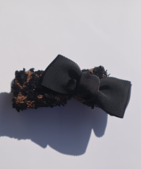 black×leopard  brown(combination ribbon)