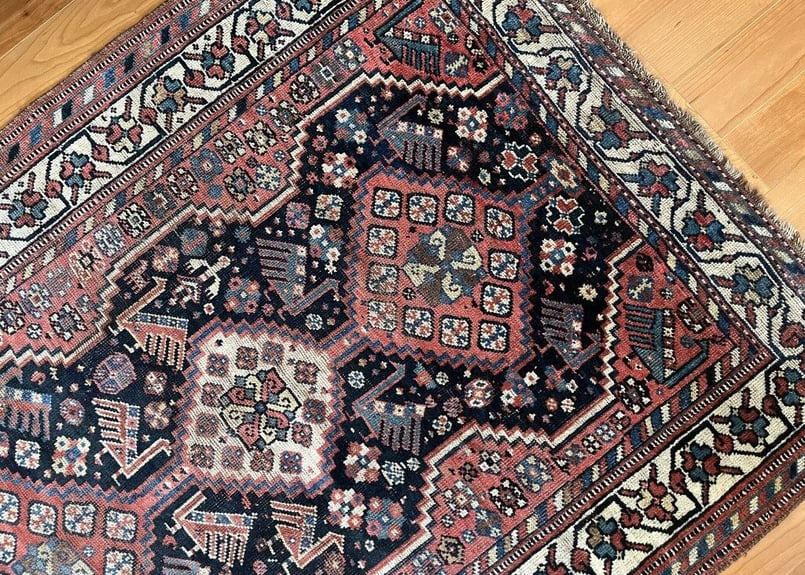 Antique Tribal Rug ハムセ 149 × 114 cm [GLR0482] |...