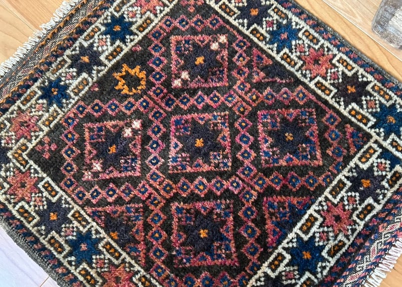 1245-Semi Antique Sistan Baluch rug | 手織りのヴィンテージラグ専門