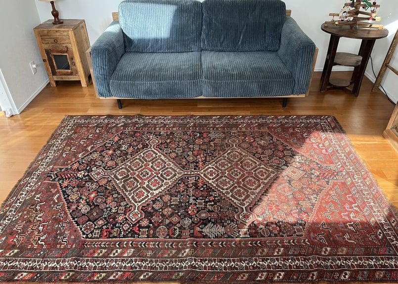 Antique Tribal Rug ハムセ 235 × 159 cm [GLR0463] |...