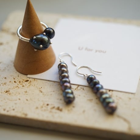 【Happy Box】pearl bracelet set ３