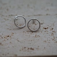 ＜受注オーダー＞【one 】silver maru pierce 1