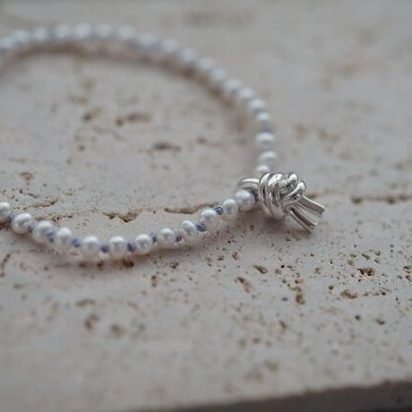 【knot】silver925 knot bracelet  ３