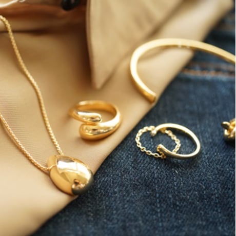 【icicle】 18kgp icicle ring