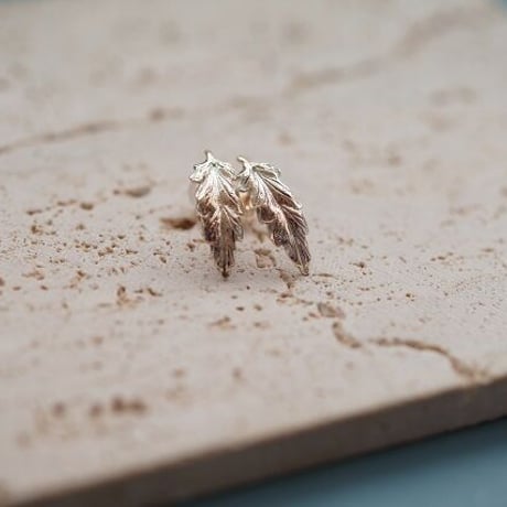 【charm】10K leaf pierce 1