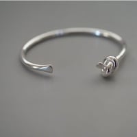 【knot】silver925 knot 2way bangle