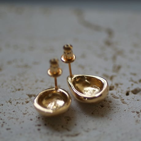 ＜受注オーダー＞one (bubble gold pierce）