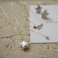 【charm】 10K small star longnecklace