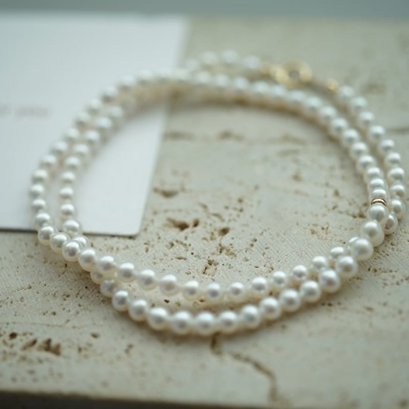 ♡美品♡ 希少 FOXEY パールプリンセス ネックレス ベビーパール ホワイト U for you】18K ベビーパールプリンセスネックレス | U for you