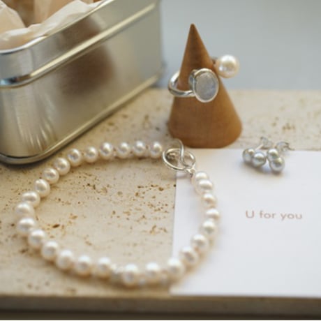 【Happy Box】pearl bracelet set １