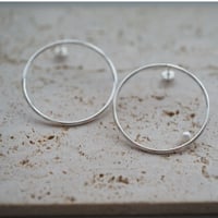 ＜受注オーダー＞【one 】silver maru pierce ２