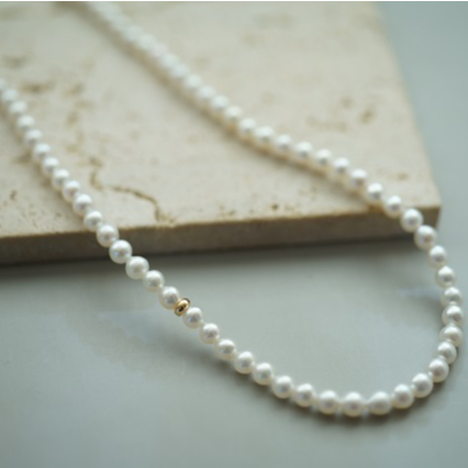 U for you】18K ベビーパールプリンセスネックレス | U for you