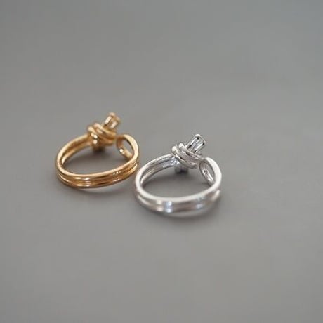 【knot】silver925 knot ring