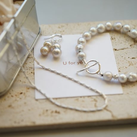 【Happy Box】pearl bracelet set ２