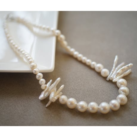 【seasons】holiday pearl necklace ２
