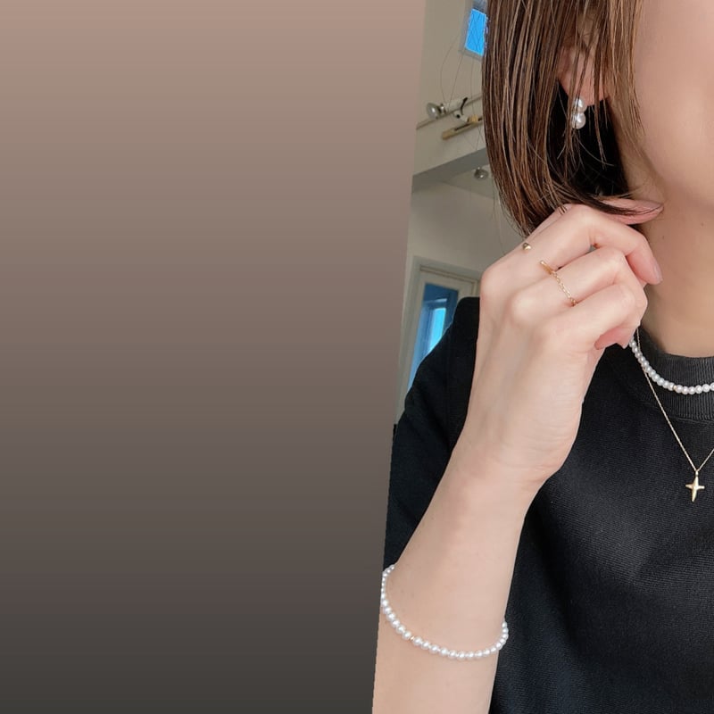 U for you】18K ベビーパールプリンセスネックレス | U for you