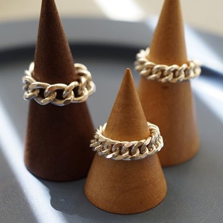 【en 】silver925 chain ring ①