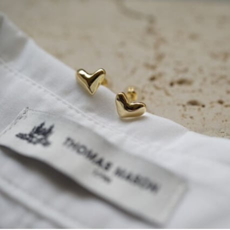 【charm】18K small heart pierce