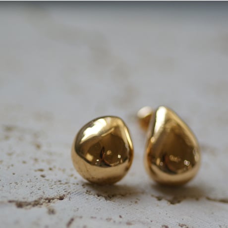 ＜受注オーダー＞one (bubble gold pierce）