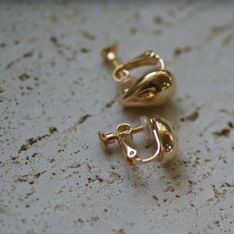 ＜受注オーダー＞one (bubble gold pierce）