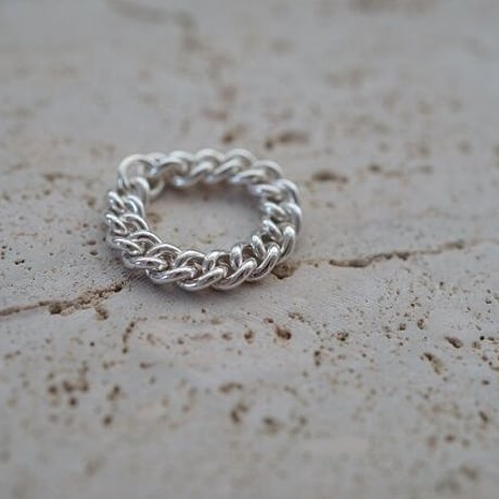 【en 】silver925 chain ring ①