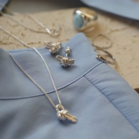 【knot】silver925 knot necklace