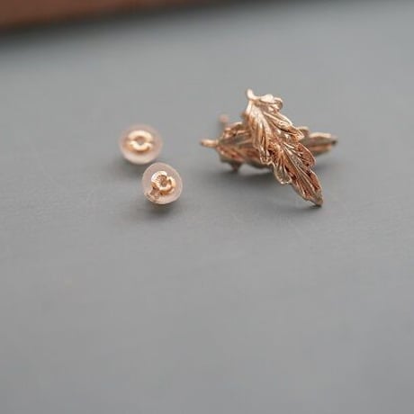 【charm】10K leaf pierce 1