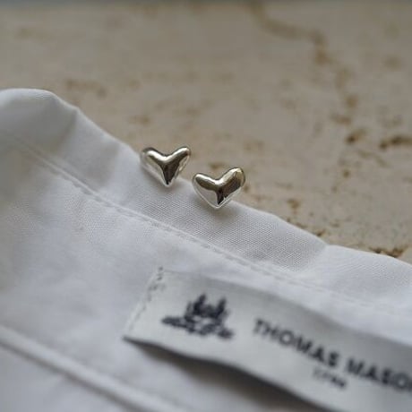 【charm】silver925 small heart pierce