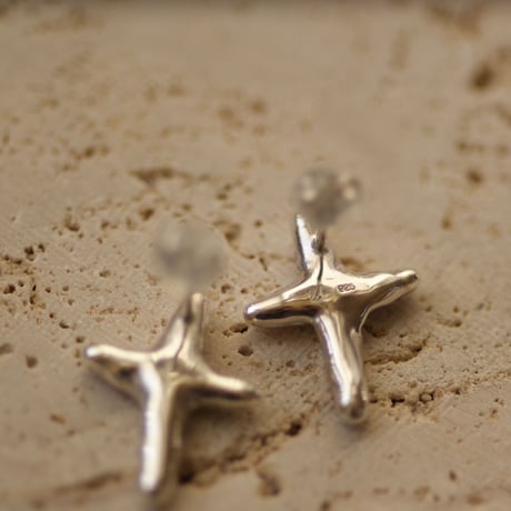 【charm】silver cross pierce