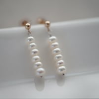 【one+】 PT×K10 ベビーパールピアス