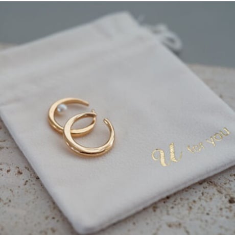 【ripples】18kgp earcuff