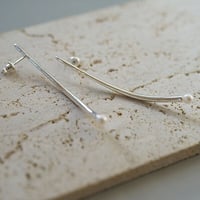 ＜受注オーダー＞one (bubble silver pierce ２）