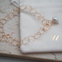 【chain】18kgp ウェーブチェーンブレスレット