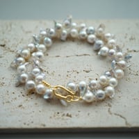 【drop】あこやパールハネ玉ネックレス１３