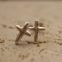 【charm】silver cross pierce