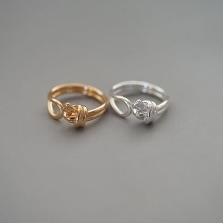 【knot】silver925 knot ring