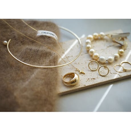 ＜受注オーダー＞one (pearl neckcuff)