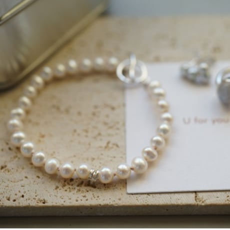 【Happy Box】pearl bracelet set １