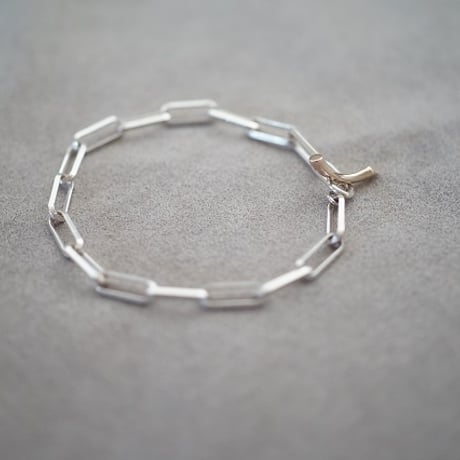 【chain】silver925×K１０ chain bracelet