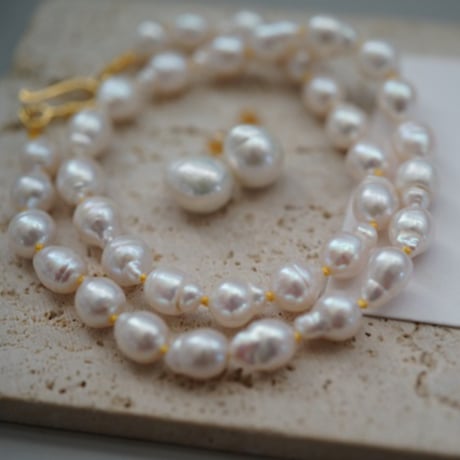 【Happy Box】pearl necklace set 3
