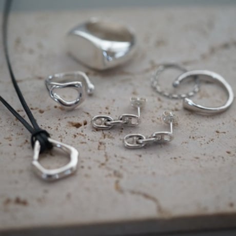 【chain】silver925 marine chain pierce 2