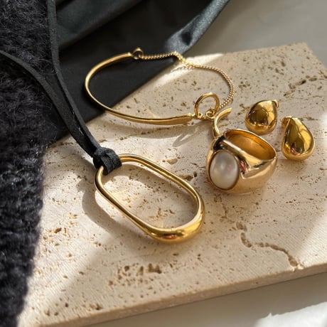 ＜受注オーダー＞one (bubble gold ring）