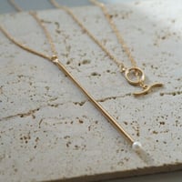 ＜受注オーダー＞one (bubble gold necklace）