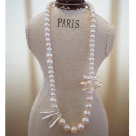 【seasons】holiday pearl necklace ２