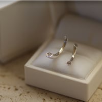 【charm】 twig silver pierce  (with diamond)