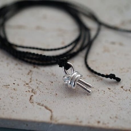 【knot】silver925 knot necklace