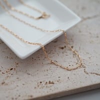 【U for you】K18 chain necklace