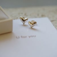 【charm】silver925 small heart pierce
