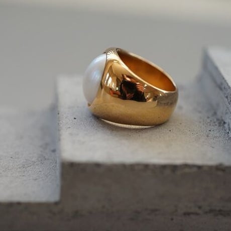＜受注オーダー＞one (bubble gold ring）