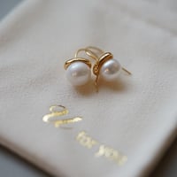 18kgp パールの木の実ピアス